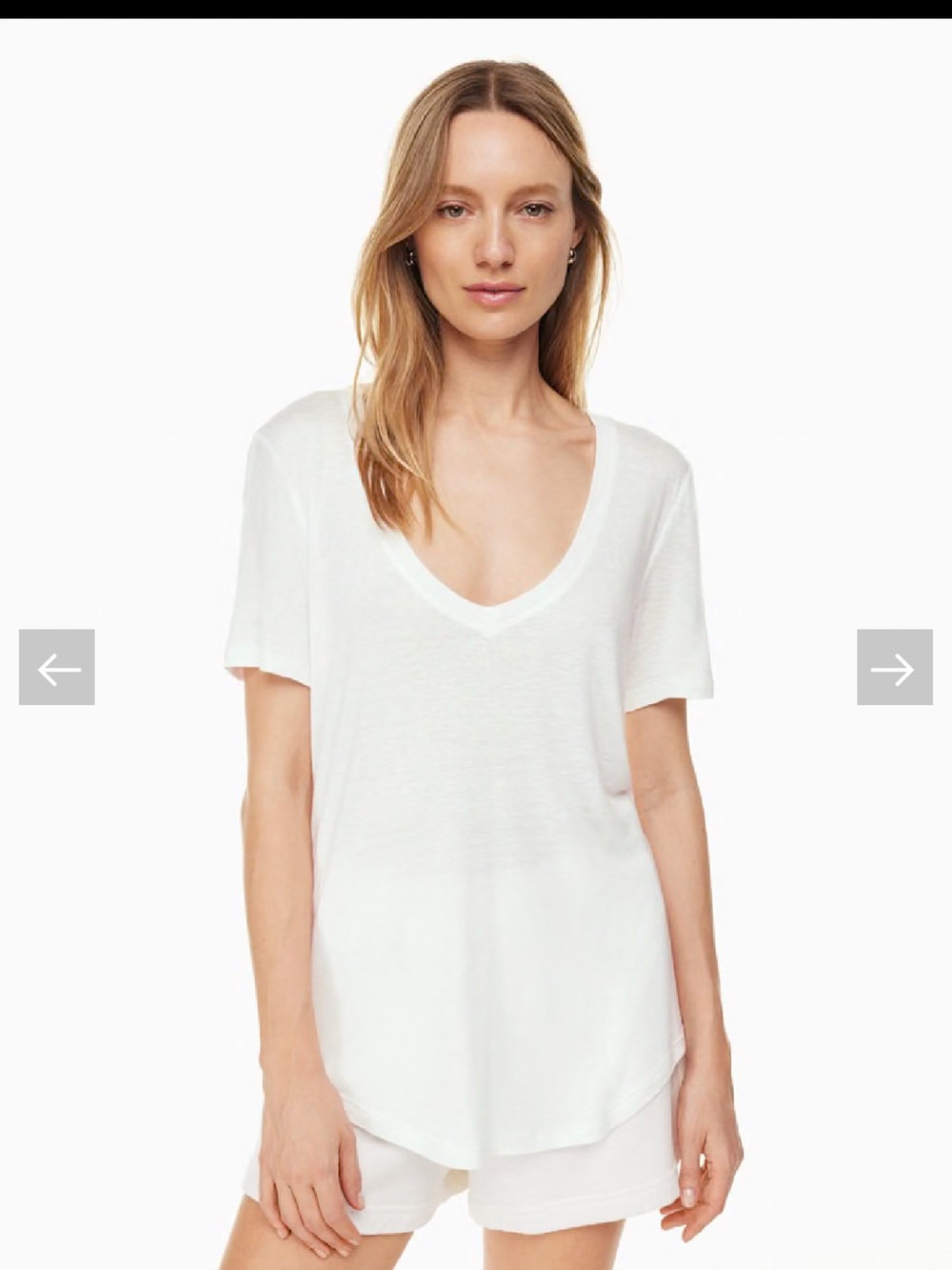 Aritzia | Group by Babaton Vneck T-Shirt